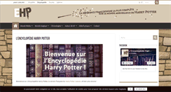 Desktop Screenshot of encyclopedie-hp.org